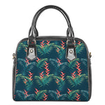 Tropical Plants Hawaii Pattern Print Shoulder Handbag