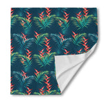 Tropical Plants Hawaii Pattern Print Silk Bandana