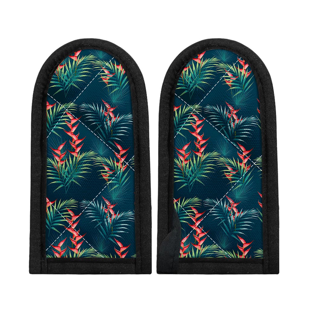 Tropical Plants Hawaii Pattern Print Skillet Handle Cover