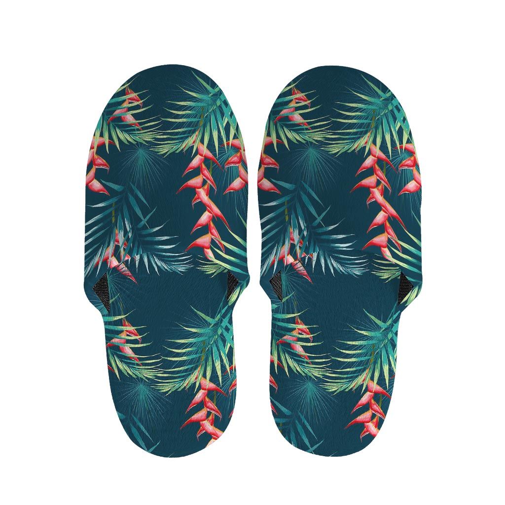 Tropical Plants Hawaii Pattern Print Slippers