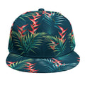 Tropical Plants Hawaii Pattern Print Snapback Cap