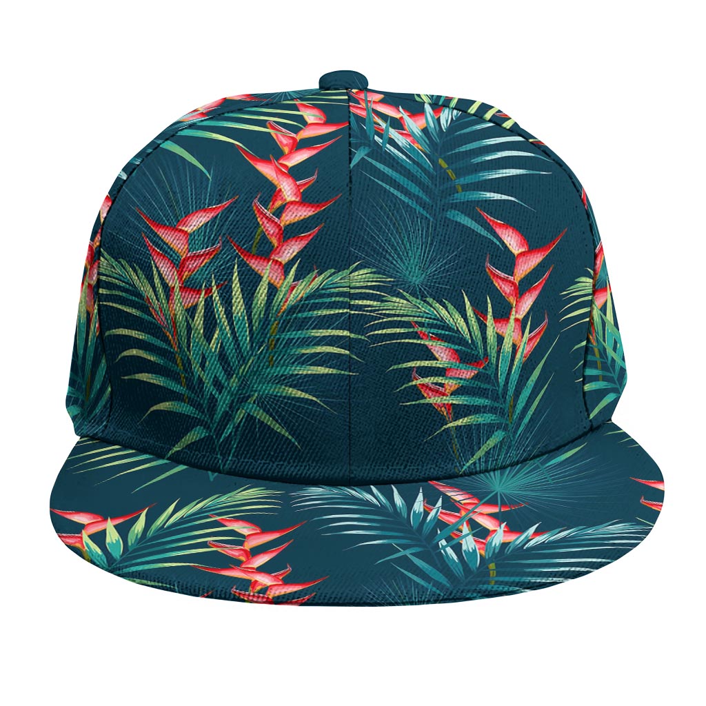 Tropical Plants Hawaii Pattern Print Snapback Cap