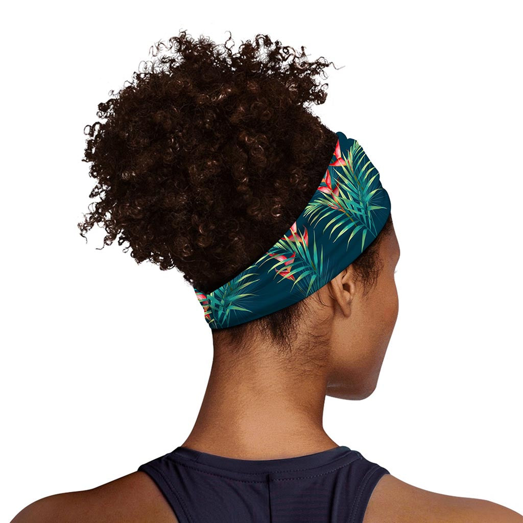 Tropical Plants Hawaii Pattern Print Sports Headband