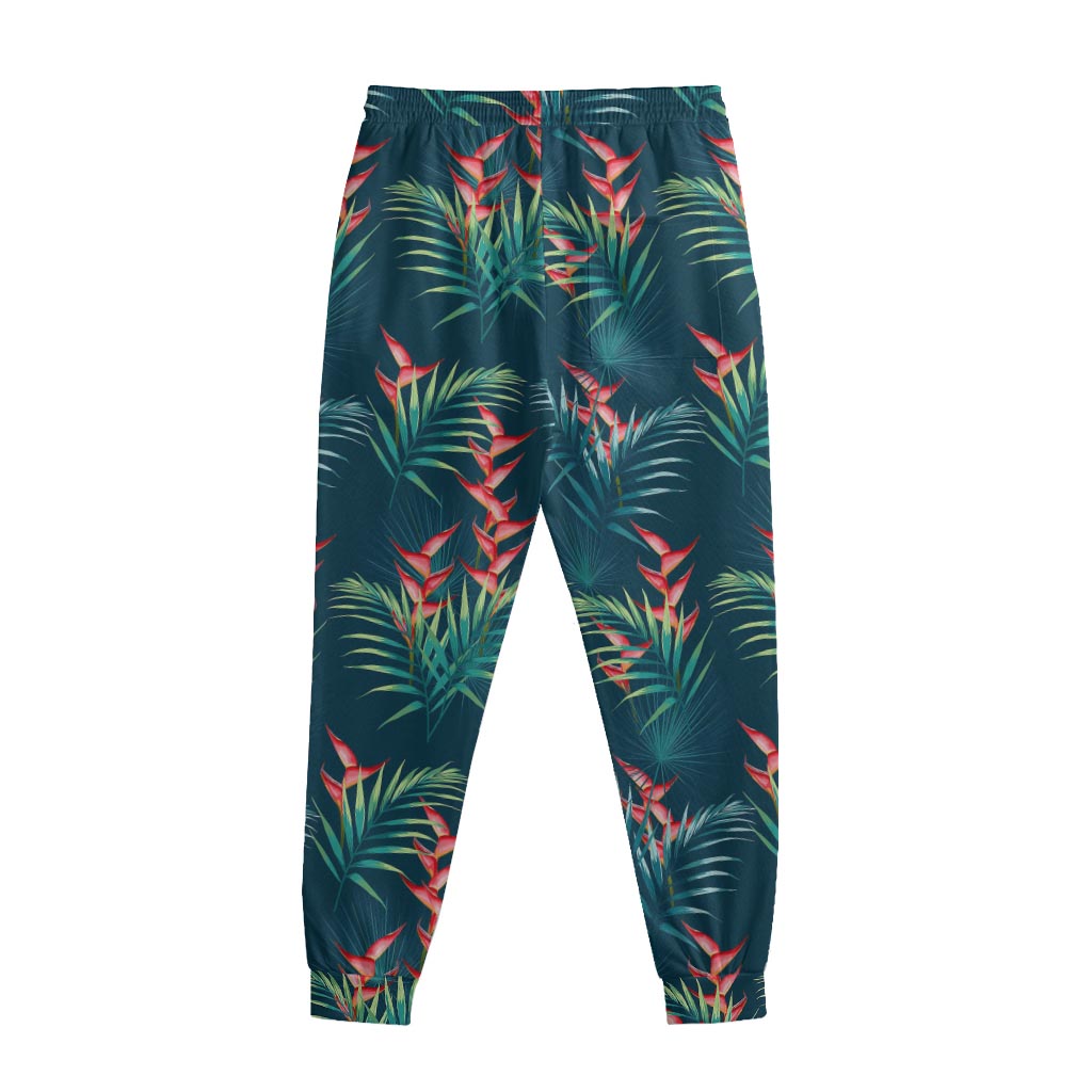 Tropical Plants Hawaii Pattern Print Sweatpants
