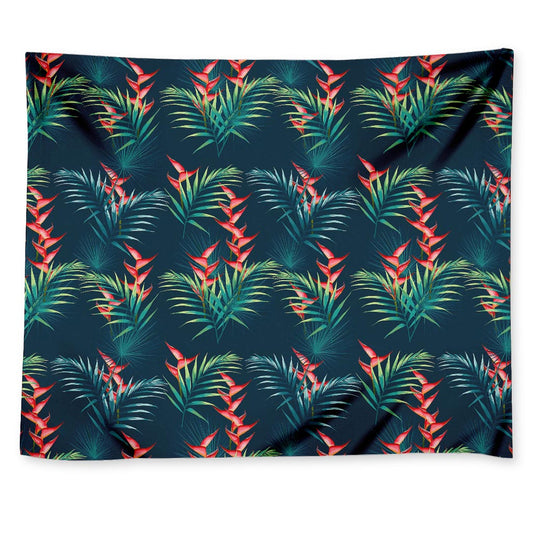 Tropical Plants Hawaii Pattern Print Tapestry