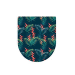 Tropical Plants Hawaii Pattern Print Toilet Lid Cover