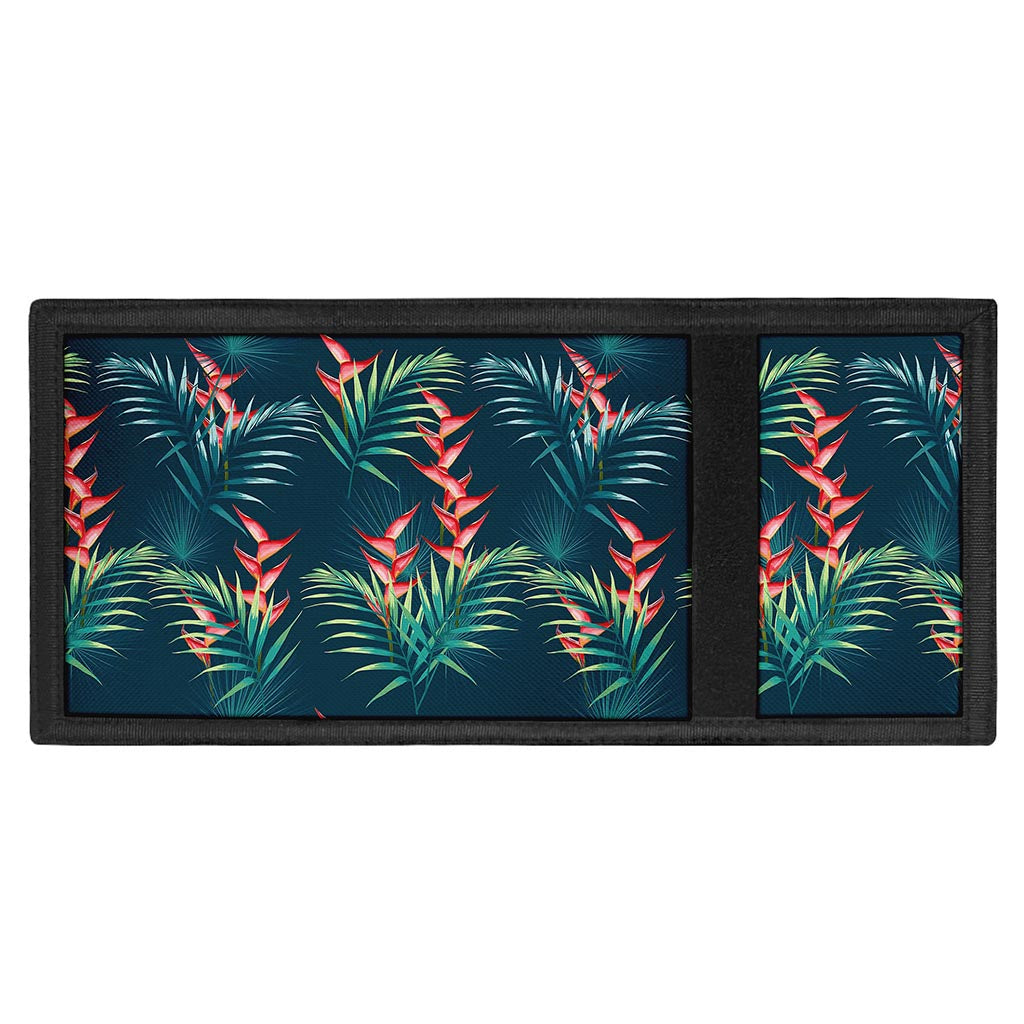Tropical Plants Hawaii Pattern Print Trifold Wallet