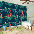 Tropical Plants Hawaii Pattern Print Wall Sticker