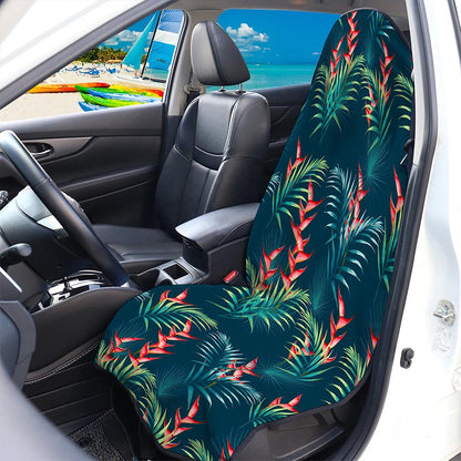 Tropical Plants Hawaii Pattern Print Waterproof Car Seat Cover