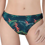 Tropical Plants Hawaii Pattern Print Women's Thong