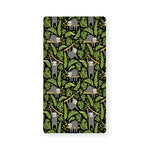 Tropical Sloth Pattern Print Baby Crib Sheet