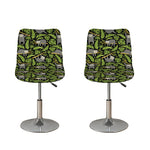 Tropical Sloth Pattern Print Bar Stool Covers