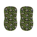 Tropical Sloth Pattern Print Bar Stool Covers