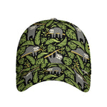 Tropical Sloth Pattern Print Baseball Cap