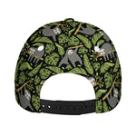 Tropical Sloth Pattern Print Baseball Cap