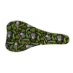 Tropical Sloth Pattern Print Bicycle Seat Cover