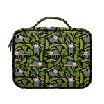 Tropical Sloth Pattern Print Briefcase Bible Bag