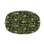 Tropical Sloth Pattern Print Car Side Mirror Covers
