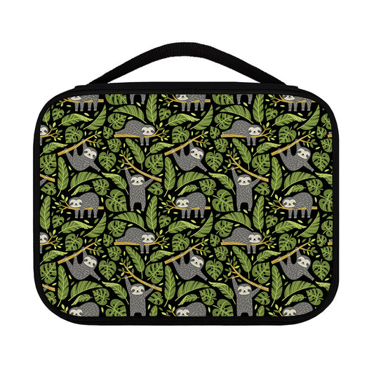 Tropical Sloth Pattern Print Classic Bible Case