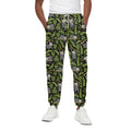 Tropical Sloth Pattern Print Cotton Sweatpants