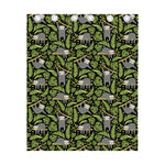 Tropical Sloth Pattern Print Curtain