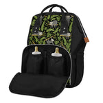 Tropical Sloth Pattern Print Diaper Bag