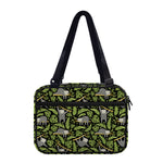 Tropical Sloth Pattern Print Double Strap Bible Bag