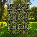 Tropical Sloth Pattern Print Garden Flag