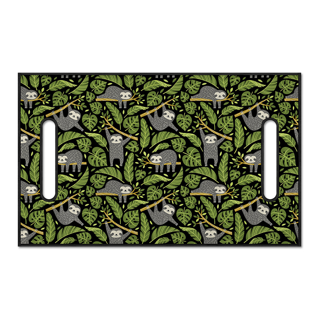 Tropical Sloth Pattern Print Golf Cart Seat Cover