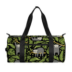 Tropical Sloth Pattern Print Gym Bag