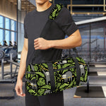Tropical Sloth Pattern Print Gym Bag