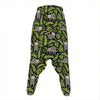 Tropical Sloth Pattern Print Hammer Pants