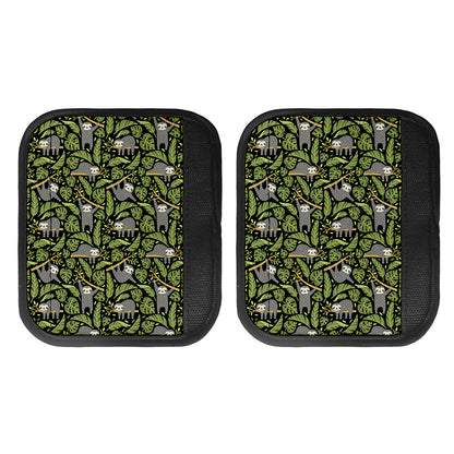 Tropical Sloth Pattern Print Handle Covers