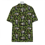 Tropical Sloth Pattern Print Hawaiian Shirt