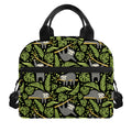 Tropical Sloth Pattern Print Insulated Lunch Bag