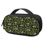 Tropical Sloth Pattern Print Insulin Cooler Travel Case