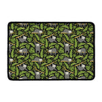 Tropical Sloth Pattern Print Kitchen Mat