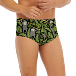 Tropical Sloth Pattern Print Men's Briefs
