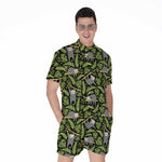 Tropical Sloth Pattern Print Men's Rompers