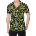 Tropical Sloth Pattern Print Men's Shirt