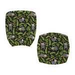 Tropical Sloth Pattern Print Office Chair Cover