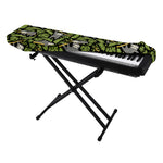 Tropical Sloth Pattern Print Piano Keyboard Cover