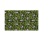 Tropical Sloth Pattern Print Polyester Flag