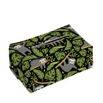 Tropical Sloth Pattern Print Rectangle Tissue Box Cover