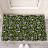 Tropical Sloth Pattern Print Rubber Doormat