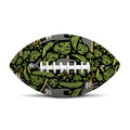 Tropical Sloth Pattern Print Rugby Ball