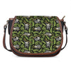 Tropical Sloth Pattern Print Saddle Bag