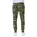 Tropical Sloth Pattern Print Scuba Joggers