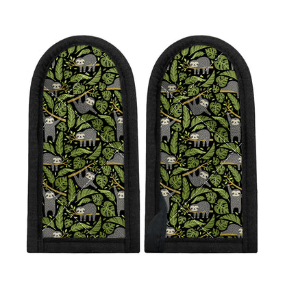 Tropical Sloth Pattern Print Skillet Handle Cover