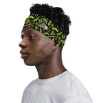 Tropical Sloth Pattern Print Sports Headband